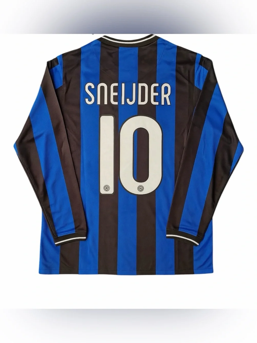 09/10 inter Milan home UCL final kit. Wesley Sneijder soccer football jersey.